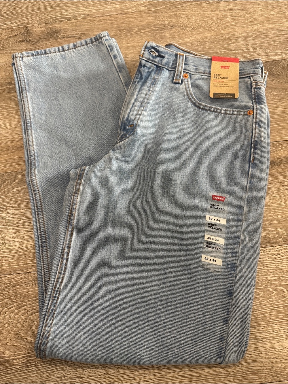 Levi's 550 Relaxed Fit Men's Light Blue Jeans
